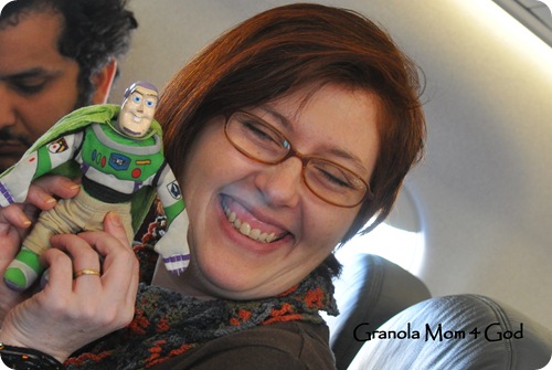 Daisey Head and Buzz Lightyear