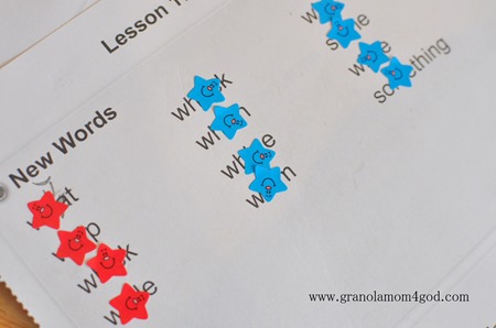 using stickers to encourage reading