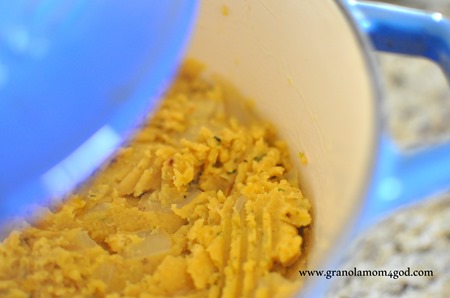 lentil roast in dutch oven