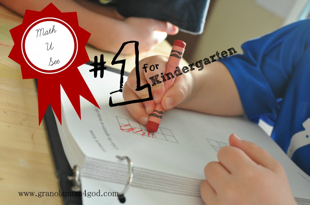 Math U See kindergarten