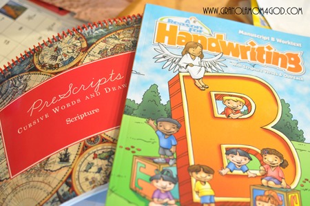 handwriting for second grade