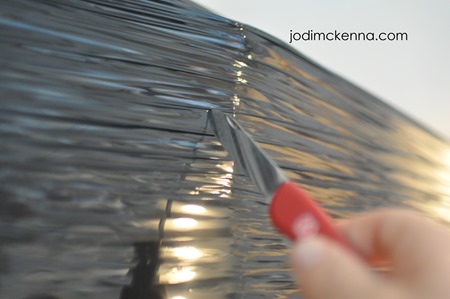 cutting open the golden designs sauna