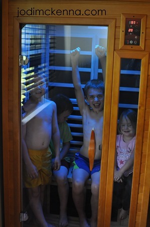 kids try out the golden designs sauan