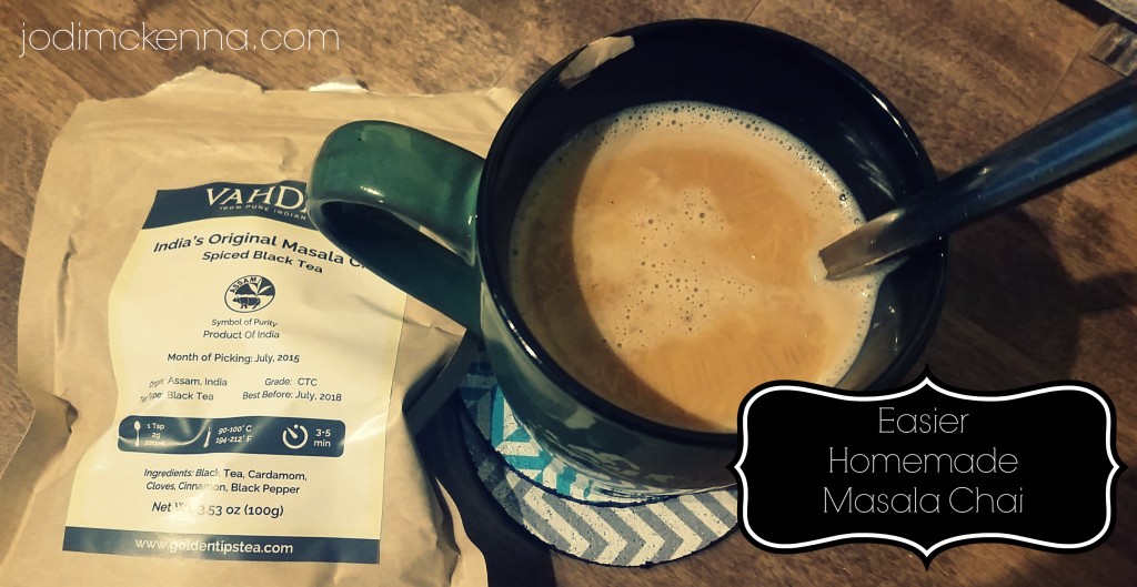 easier homemade masala chai